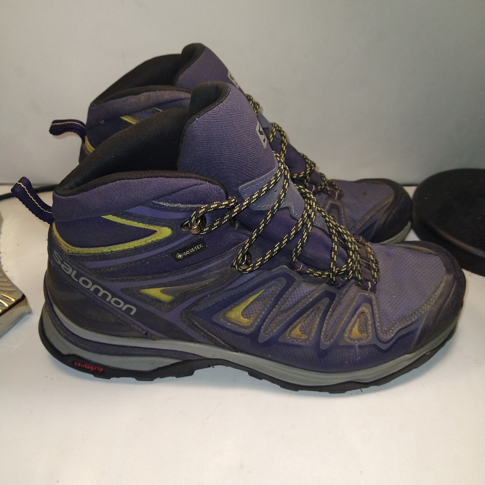 Salomon X Ultra 3 Mid GTX Hiking Boots Shoes Women's sz 10 (398691).